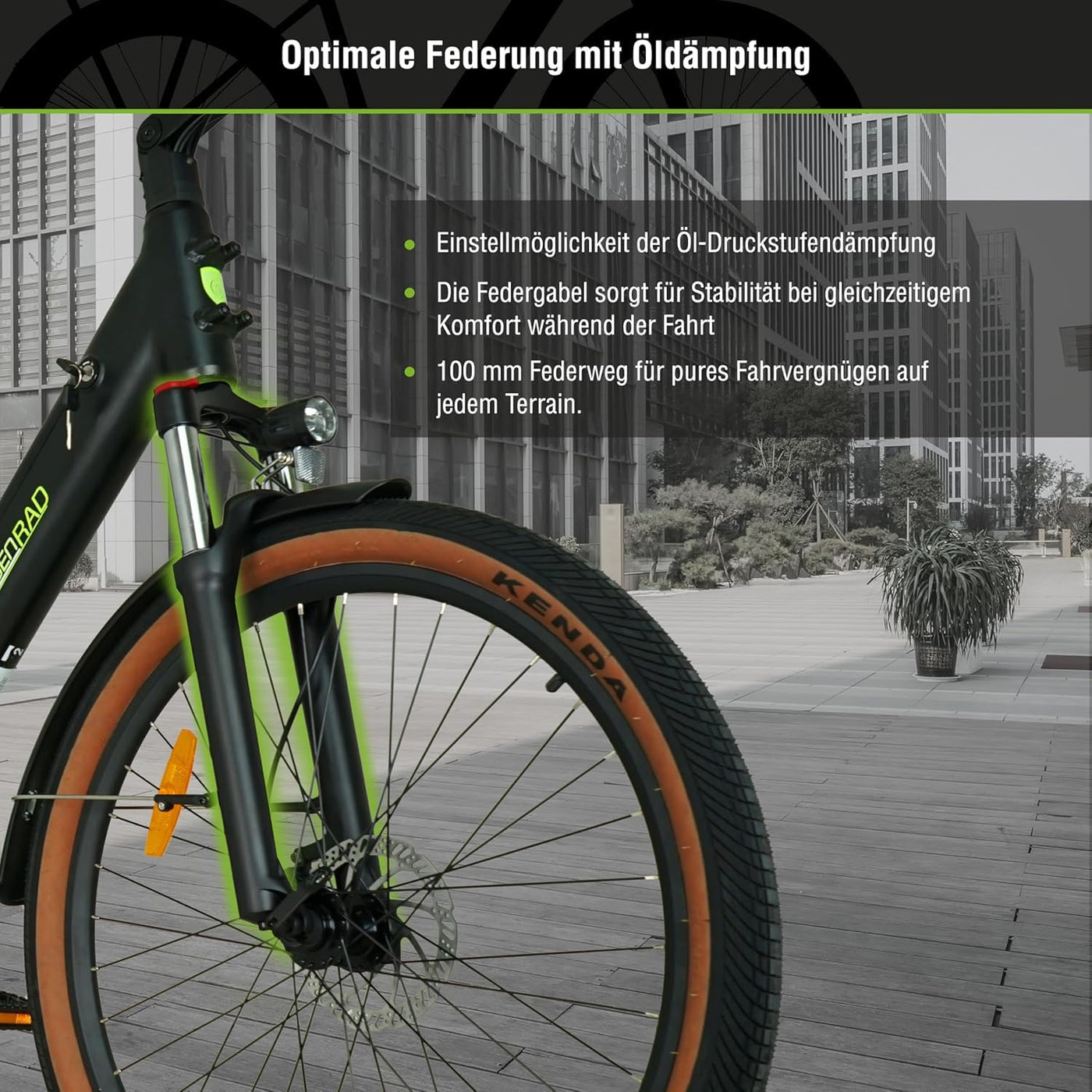 SachsenRAD E-SUV CityBike C5 Centro Riemen mit Diebstahlsicherung, ATB All Terrain E-Bikes Mittelmotor mit tiefem Einstieg,Alarmanlage, Elektrofahrrad Farbe Display Damen Herren Pedelec