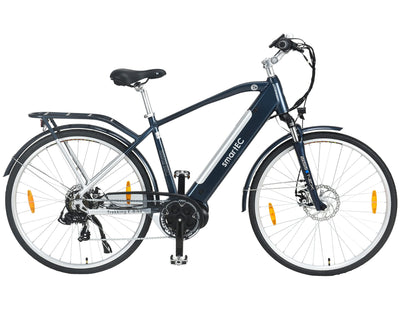 smartEC TrekX-MH E-Bike Trekking Herren 250W Mittelmotor Li-Ion-Akku 36V/13Ah Elektrofahrrad 28 Zoll Reichweite 90km bis 25 km/h Trekking City
