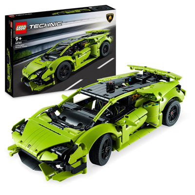 LEGO 42161 Technic Lamborghini Huracán Tecnica Spielzeugauto-Modellbausatz, Rennwagen-Bauset für Kinder, Jungen, Mädchen und Motorsport-Fans, Auto-Geschenk zum Sammeln
