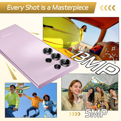 OUKITEL C61 Android 15 Smartphone Ohne Vertrag, 16GB+128GB /1TB Handy Ohne Vertrag, 6,88 Zoll 90Hz Bildschirm 5150mAh Handy Günstig, 13MP+5MP, 4G Dual SIM Simlockfreie Handys/Fingerabdruck/OTG/Face ID