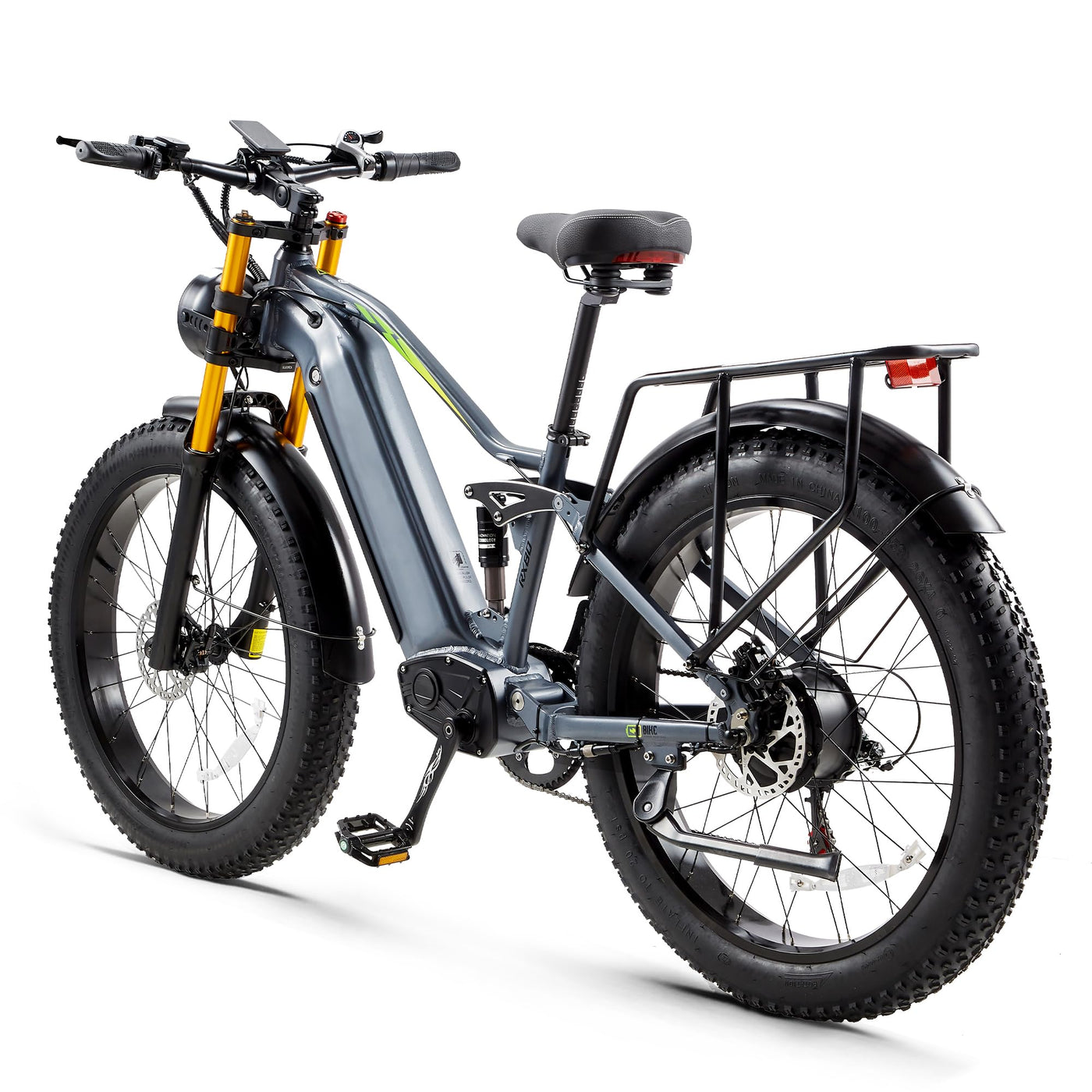 Ficyacto Elektrofahrrad 26 Zoll Pedelec E-Mountainbike E-Bike Herren Damen Mit 48V20AH Akku,7 Gang,Doppelscheibenbremse (RX80)