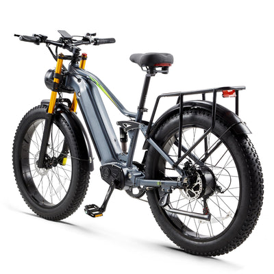 Ficyacto Elektrofahrrad 26 Zoll Pedelec E-Mountainbike E-Bike Herren Damen Mit 48V20AH Akku,7 Gang,Doppelscheibenbremse (RX80)