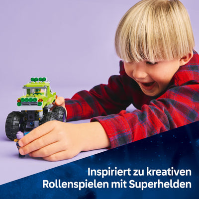 LEGO ǀ Marvel Hulk-Truck vs. Thanos - Superhelden-Bauspielzeug - Avengers-Fahrzeug und Minifiguren - Monstertruck für Mega-Spaß - Geschenk für Jungen und Mädchen ab 7 Jahren - 76312