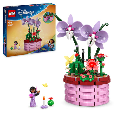 LEGO ǀ Disney Encanto Isabelas Blumentopf, Set für Kinder mit baubarer Spielzeug-Orchidee, Deko-Bausatz mit Mini-Puppe Einer Figur aus dem Film, Geschenk-Idee für Mädchen & Jungen ab 9 Jahren 43237