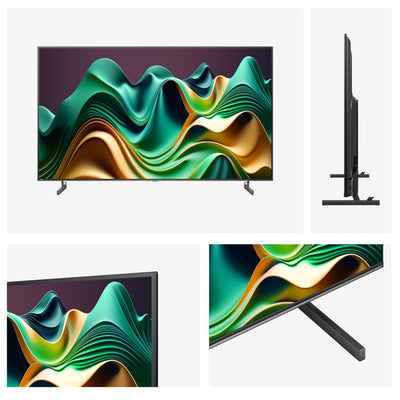Hisense 55U6NQ 139 cm (55 Zoll) Fernseher 4K Mini LED ULED HDR Smart TV, 60Hz, HDMI 2.0, Game Mode Plus, Dolby Vision & Atmos, Bluetooth, Alexa Built-in, Anthrazit, [2024]