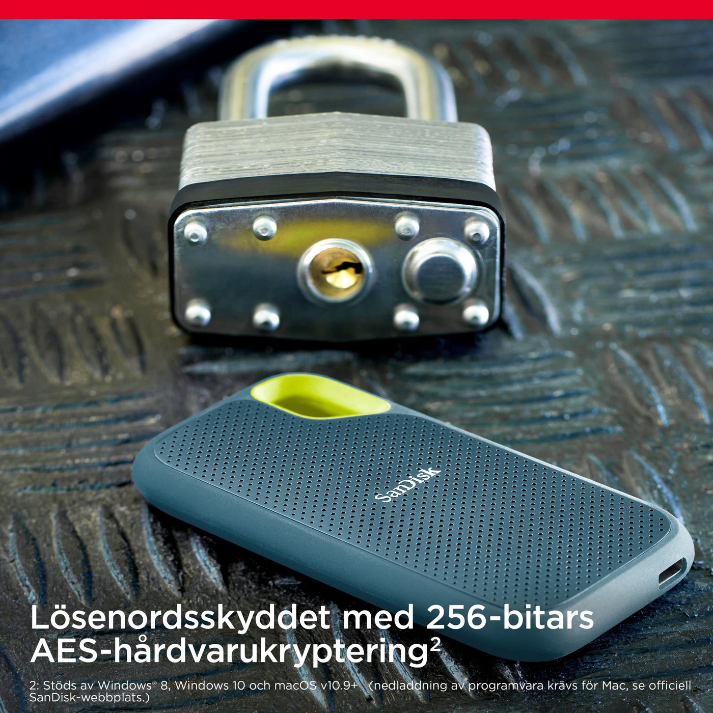 SanDisk Extreme Portable NVMe SSD 1 TB (USB-C, bis zu 1.050 MB/s Lesegeschwindigkeit und 1.000 MB/s Schreibgeschwindigkeit, wasser- und staubbeständig) Monterey