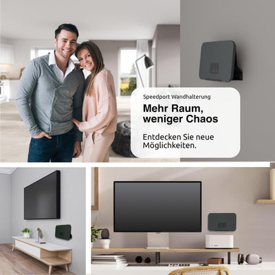 interpick Telekom Router Speedport Smart 4 Wandhalterung inkl. Kabelmanagement