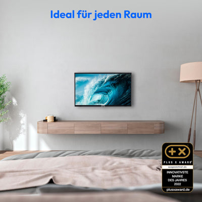 MEDION E12421 (MD 20113) 59,9 cm (24 Zoll) Full HD Fernseher (Triple Tuner Receiver, 12V KFZ Car-Adapter, perfekt für Camping Wohnmobil LKW Garten, CI+, Mediaplayer)