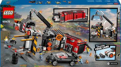 LEGO City 60472 Auto-Schrottplatz Bauspielzeug für Jungen und Mädchen ab 7 Jahren