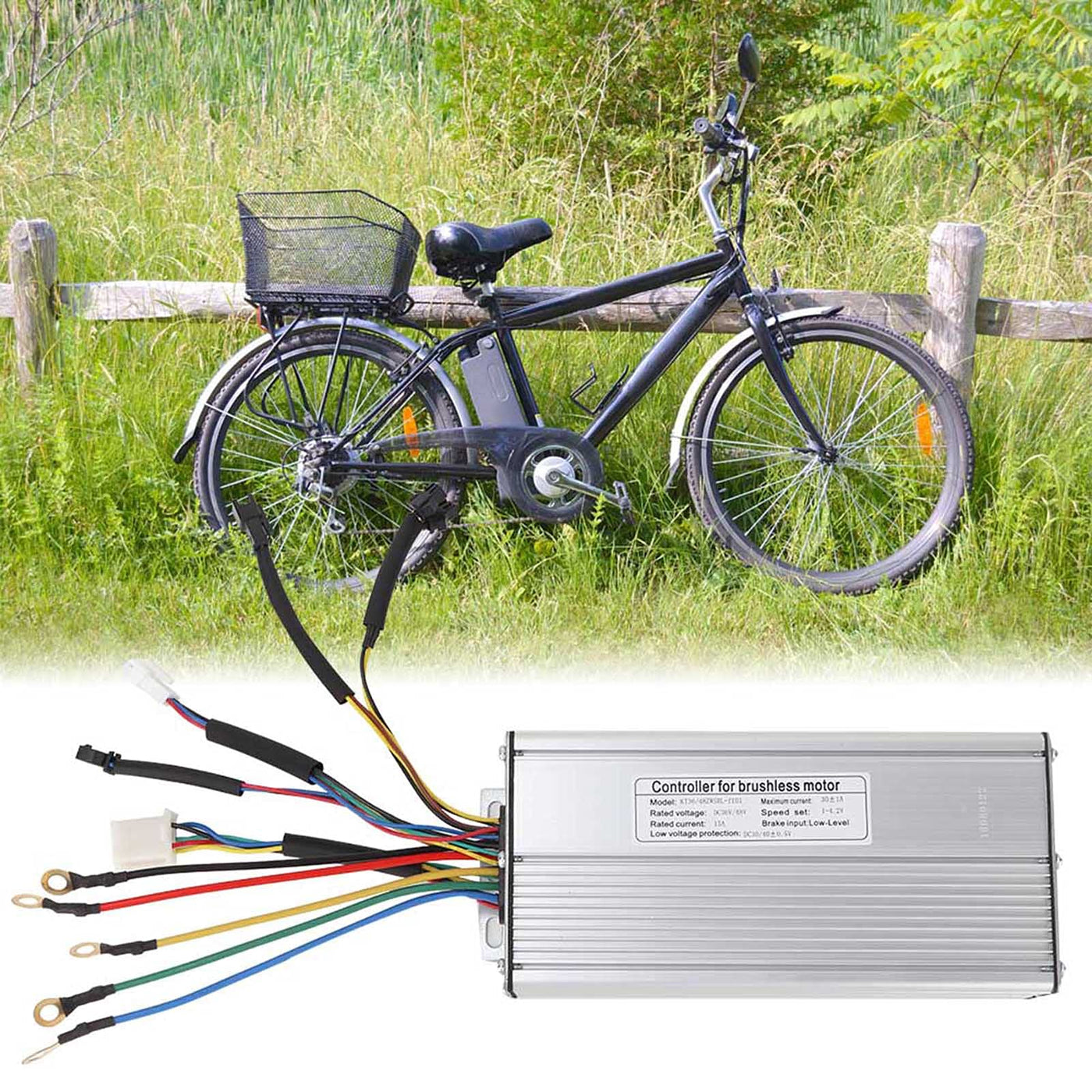 KIMISS Brushless Motor Controller, Zubehör für Mountainbike 48V Controller 1500W Elektrisch mit Bluetooth 36V 48V 1000W 1500W