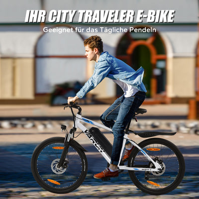 VARUN Elektrofahrrad 24 Zoll, Herren und Damen E-Bike mit 36V 7.8Ah herausnehmbarem Li-Ion Akku mit 250W Motor, Aluminiumlegierung Elektrofahrrad für Outdoor Touren 70KM