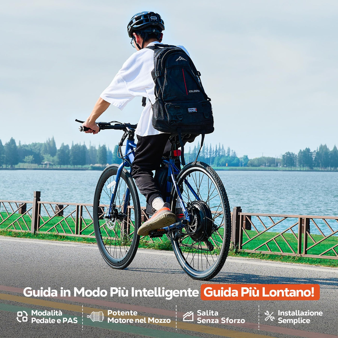 CO-Z 28 Zoll Ebike Umbausatz E-Bike Hinterrad Umbausatz Kit Elektrofahrrad Umbausatz Ebike Conversion Kit Electric Bicycle Umbausatz Pedelec Umbausatz 1000W