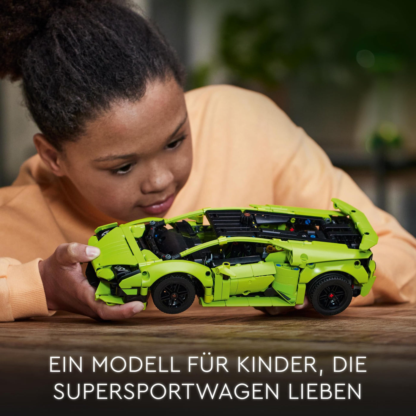 LEGO 42161 Technic Lamborghini Huracán Tecnica Spielzeugauto-Modellbausatz, Rennwagen-Bauset für Kinder, Jungen, Mädchen und Motorsport-Fans, Auto-Geschenk zum Sammeln
