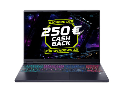 Acer Predator Helios Neo 16S AI (PHN16S-71-96VJ) Gaming Laptop, 13 Tops, 16" WQXGA OLED 240Hz Display, Intel Core Ultra 9 275HX, 32 GB RAM, 1 TB SSD, NVIDIA GeForce RTX 5070 Ti, Windows 11, QWERTZ