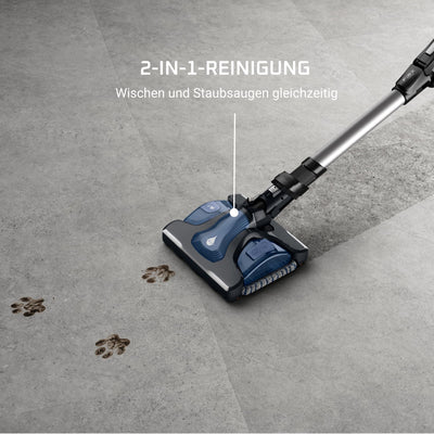 Rowenta X-Force Flex 14.60 Aqua, Kabelloser Staubsauger mit Wisch-Funktion, Flex-Gelenk, bis zu 200 AirWatt und 70 min Akku-Laufzeit, RH99C3WO