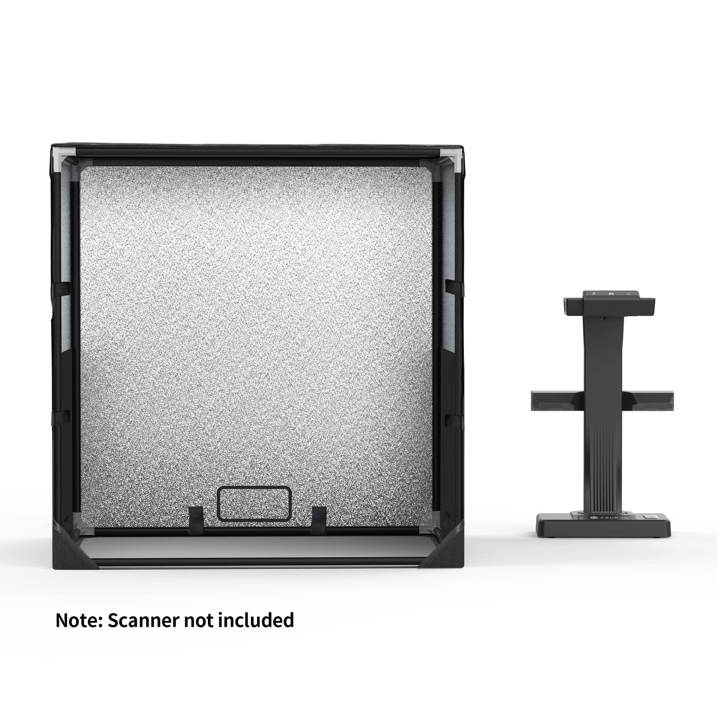 CZUR Fotostudio mit Handtasche, Fotobox Studio Box Scanner-Helfer, 60 * 60 * 60cm, Faltbar & Tragbar, geeignet für CZUR Buchscanner Dokumentenscanner