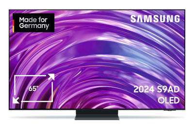 Samsung OLED GQ65S9AD 4K Fernseher 65 Zoll (163 cm), 4K, AI Gen2 Prozessor, OLED HDR+, AI Upscaling, Smart TV, KI, GQ65S9ADATXZG, Deutsches Modell [2024]