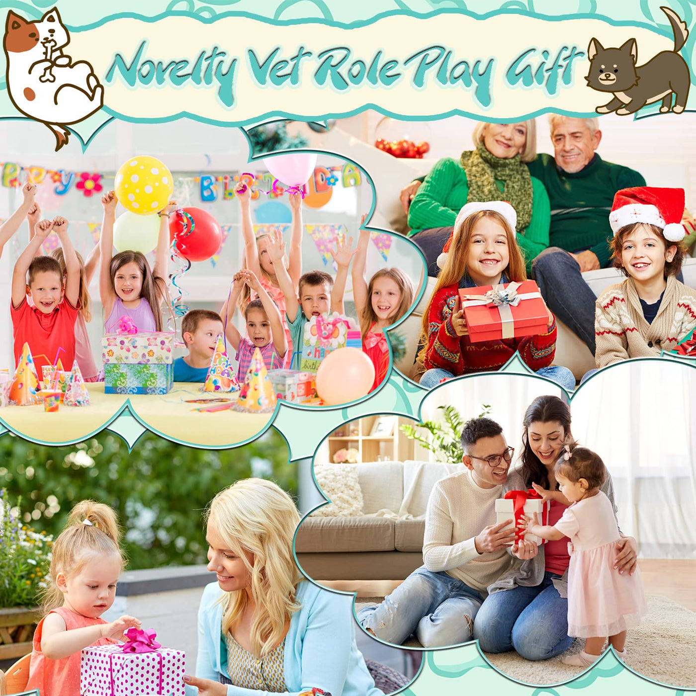 STAY GENT Roboter Hund Spielzeug Kinder Geschenke Mädchen Spielzeug ab 2 3 4 5 6 7 Jahre, 12 STK Rollenspiel Interaktives Elektronisches Hund Plüsch Kuscheltier Läuft Bellt & Transportkäfig Haustier