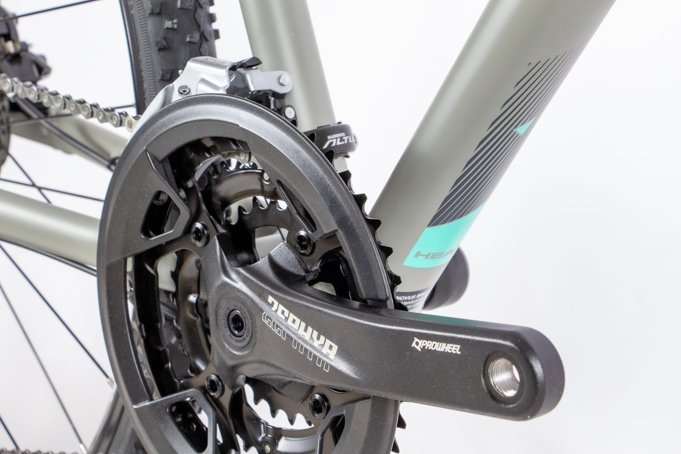 HEAD Women's I-Peak 2.0 Joy Cross Bike, Matt Grey/Mint, 46