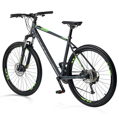 Airtracks 27,5 Zoll Mountainbike Herren MTB Fahrrad Hardtail Fusion 27 Gang Shimano ALIVIO RD-M3100 SGS - Rahmenhöhen 42, 46, 50 und 54 - Modelljahr 2023 (46cm (Körpergröße 165-175cm))