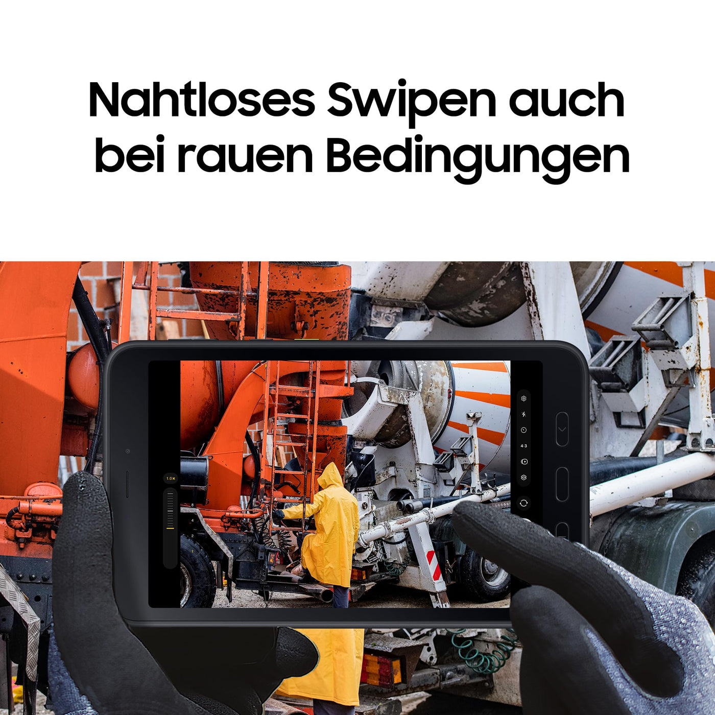 Samsung Galaxy Tab Active5 5G Enterprise Edition, Robustes Android-Tablet, 8 Zoll Display, 6 GB RAM und 128 GB erweiterbarer interner Speicher, Akku 5.050 mAh, Grün