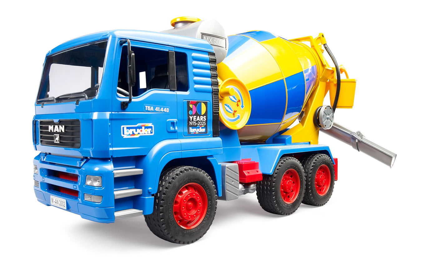 bruder 01063 - 50 Jahre Sonderedition MAN TGA Betonmisch LKW - 1:16 Fahrzeuge, Betonmischer, Lastwagen, Mischwagen, Baufahrzeug