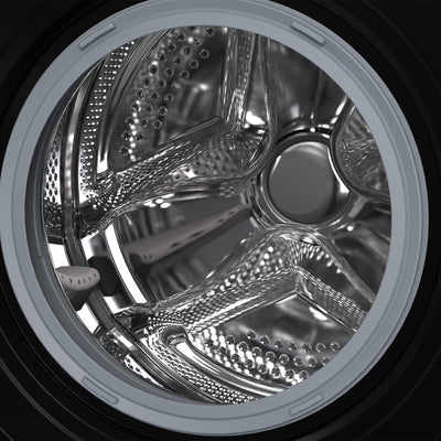 Sharp ES-BRO814BA-DE Waschmaschine Frontlader / A / 8 kg / 1400 U/min / Adanced Inverter Motor / 15 Programme inkl. 15 min Kurzprogramm und Dampffunktion / AquaStop / Schwarz