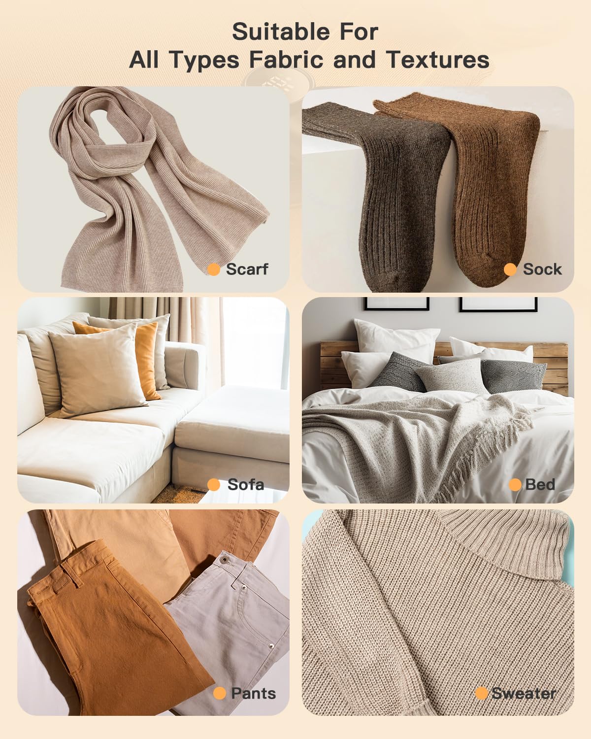 coldSky Wiederaufladbarer Stoffrasierer, Fusselrasierer mit Digitalanzeige, Pullover-Rasierer mit 6-Blatt-Klingen und Sicherheitsverriegelung, 3 Geschwindigkeiten Defuzzer Entfernen Sie Fuzz, Pillen