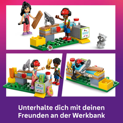 LEGO Friends Baumhaus - Spielset zum Bauen mit 2 Tierfiguren, 4 Minifiguren, einem Garten und Spielzeug Lebensmittel Zubehör - Beliebtes Geschenk für Mädchen und Jungen ab 8 Jahren - 42652