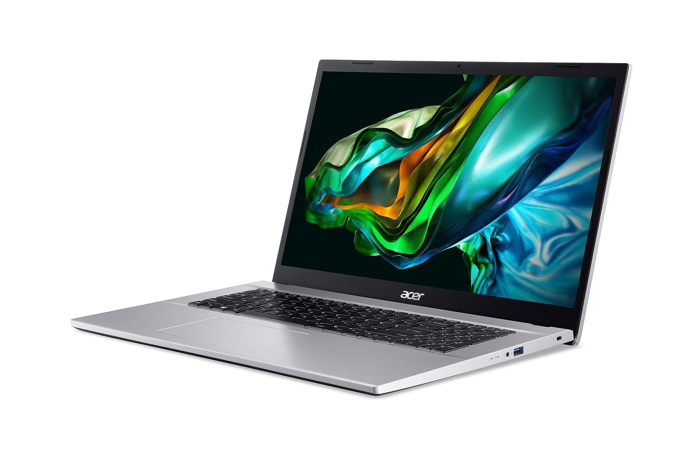 Acer Aspire 3 (A317-54-32WN) Laptop 17,3" FHD Display Intel Core i3-1215U 8 GB RAM 512 GB SSD Intel UHD Graphics Windows 11 QWERTZ Tastatur Silber