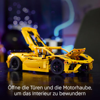 LEGO Technic Chevrolet Corvette Stingray - Bauspielzeug zum Sammeln - Spielzeug Sportwagen - Modell Auto - Geschenk für Jungen und Mädchen ab 9 Jahren, die Spielzeugautos lieben 42205