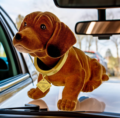 Rakso Oskar Schneider GmbH & Co. KG Original Rackso 100a Wackeldackel Wackelkopfhund Dackel Hund 29 cm Figur Made in Germany