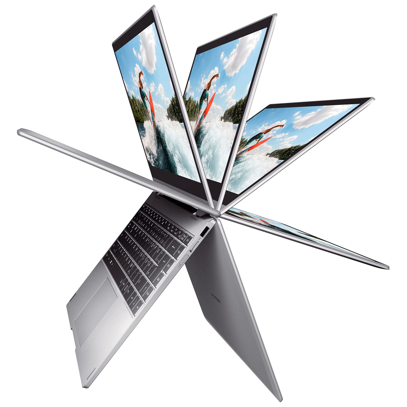 MEDION S14405 35,5 cm (14 Zoll) Full HD Touch Convertible Notebook (Intel Core i5-10210U, 16GB DDR4 RAM, 512GB SSD, USB 3.2 Typ-C, Intel UHD, Win 11 Home)