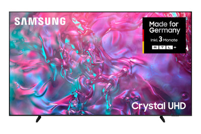 Samsung Crystal UHD 4K DU9079 Fernseher 98 Zoll (249 cm), AI TV mit Gaming-Hub, Motion Xcelerator 120 Hz, Tizen OS, Smart TV, Alexa, Knox Security, 3D Surround Sound & Q-Symphony, KI TV