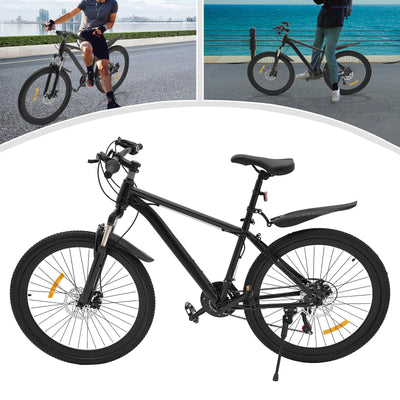 26 Zoll Mädchen Mountainbike Herren Jugendfahrra Dirt Bike Fahrrad Erwachsene mit Schutzblech Bergsteiger Fahrrad Günstige Fahrräder Rutschhemmende