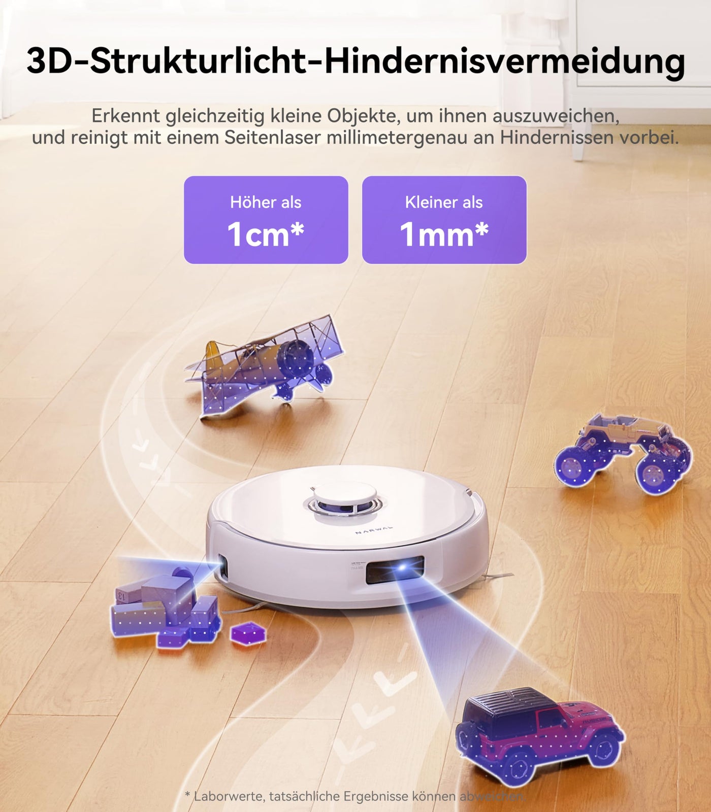 NARWAL Freo X Ultra Saugroboter mit Wischfunktion, Wischroboter Selbstreinigend mit 8.200 Pa Saugkraft, All-in-One-Station, Verwicklungsfrei, DirtSense, 3D-Strukturlicht, Staubaufbewahrung