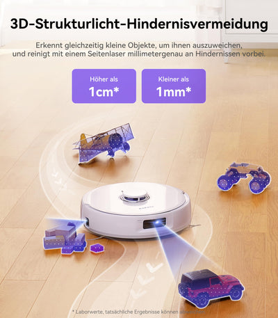 NARWAL Freo X Ultra Saugroboter mit Wischfunktion, Wischroboter Selbstreinigend mit 8.200 Pa Saugkraft, All-in-One-Station, Verwicklungsfrei, DirtSense, 3D-Strukturlicht, Staubaufbewahrung