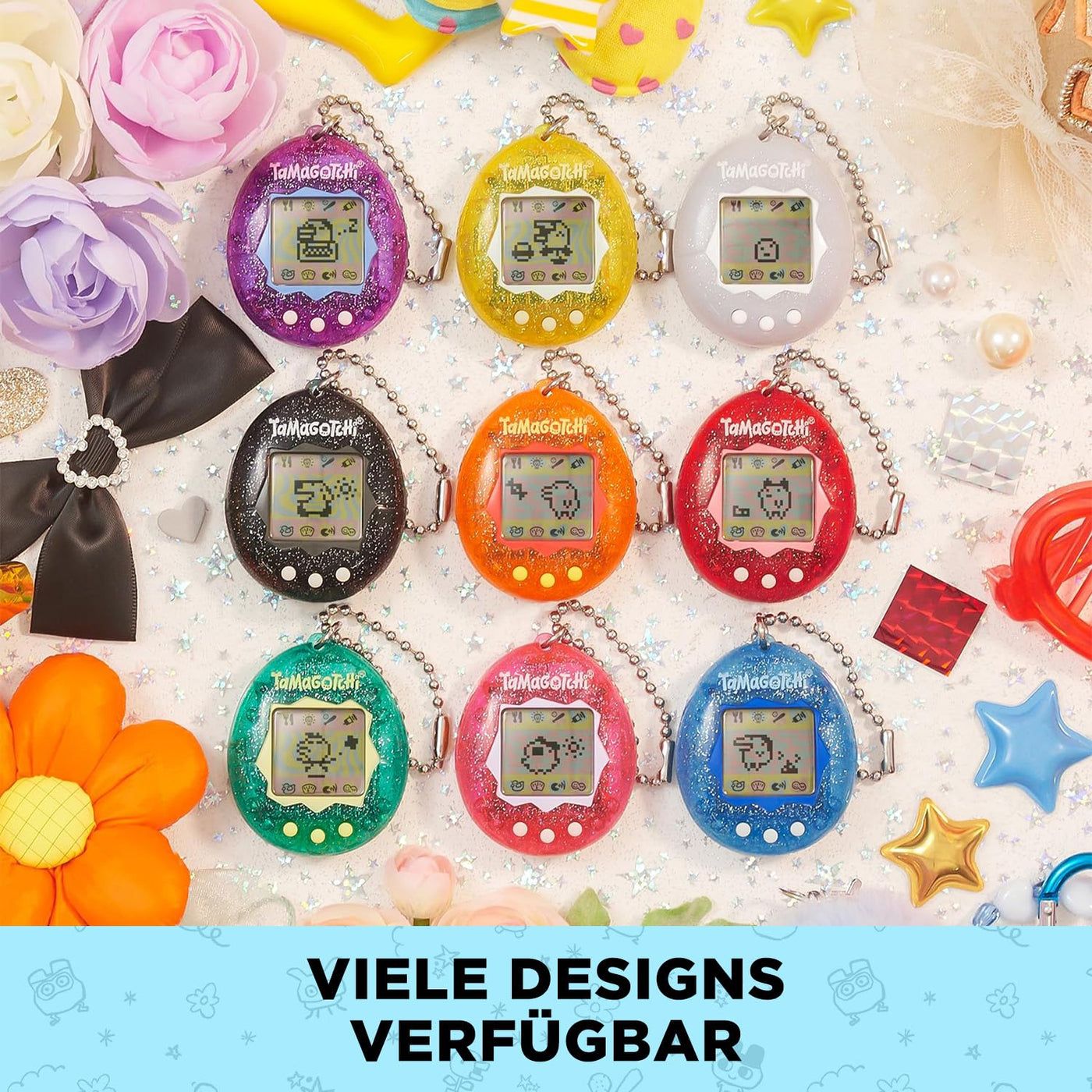 Bandai - Original Tamagotchi Color Collection Pink - Elektronisches virtuelles Haustier mit Farbdisplay - Interaktives Spielzeug - Rosa Tamagotchi - Spielzeug Kinder ab 8 Jahren - 46007