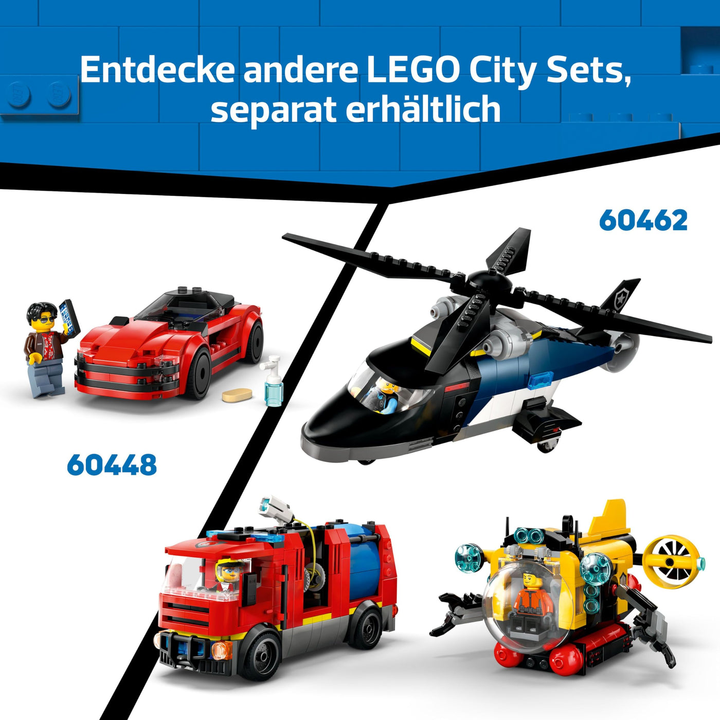 LEGO City 60472 Auto-Schrottplatz Bauspielzeug für Jungen und Mädchen ab 7 Jahren