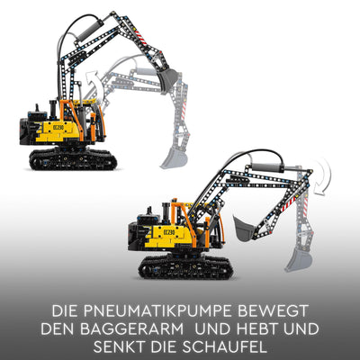LEGO Technic Volvo FMX LKW mit EC230 Electric Raupenbagger, Kinderspielzeug, Geschenkset für Jungen und Mädchen ab 10 Jahren, Spielzeug Baufahrzeuge, Bagger-Spielzeugset 42175