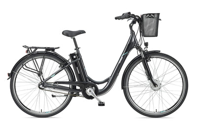 TELEFUNKEN E-Bike Damen 28 Zoll Elektrofahrrad - 3-Gang Nabenschaltung mit Rücktritt, Pedelec Citybike Alu mit Fahrradkorb, Frontmotor 250W /10,4Ah / 36V Sitzrohrakku, RC830 Multitalent
