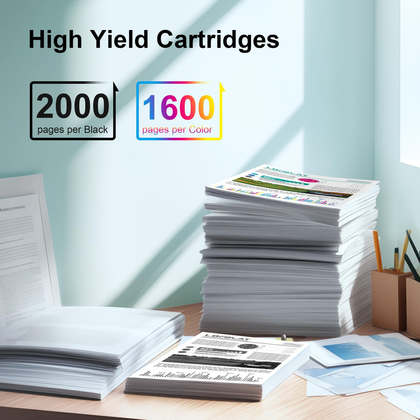 LOFBLAT 953XL Multipack Druckerpatronen Ersatz für HP Officejet Pro 8715 8710 für HP Officejet Pro7720 7740 8730 8720 8725 8210 Drucker