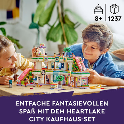LEGO Friends Heartlake City Kaufhaus, Puppenhaus-Spielzeug für Mädchen und Jungen, Set mit Figuren, fördert die sozial-emotionale Entwicklung, Geschenk für Kinder ab 8 Jahren 42604