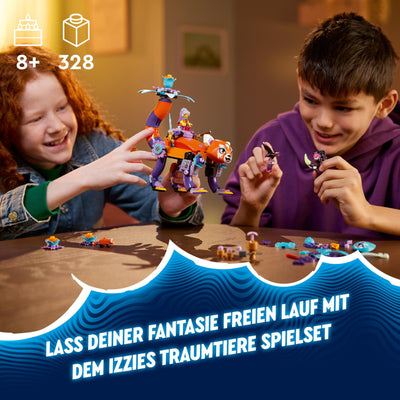 LEGO DREAMZzz 3-in-1 Izzies Traumtiere, magisches Ei mit den Minifiguren Izzy und Dizzy und Tierfiguren, Fantasy-Spielset, Geschenk für Mädchen und Jungen ab 8 Jahren 71481