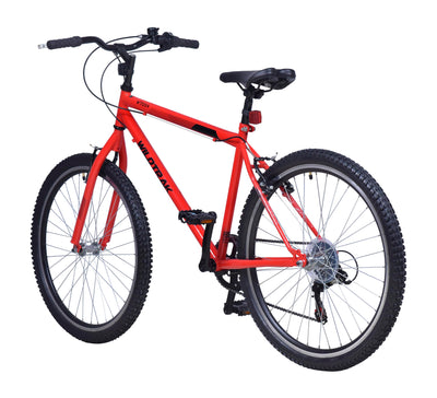 Wildtrak - Stahlfahrrad, Erwachsene, 26 Zoll, 18-Gang - Rot