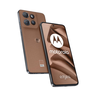 Motorola edge50 neo Smartphone (6,36"-Super-HD-Display, 50-MP-Kamera + Moto-KI, 12/512 GB, 4310 mAh, Android 14) Lattè (Veganes Kunstleder), inkl. Schutzcover, + Handyhalterung