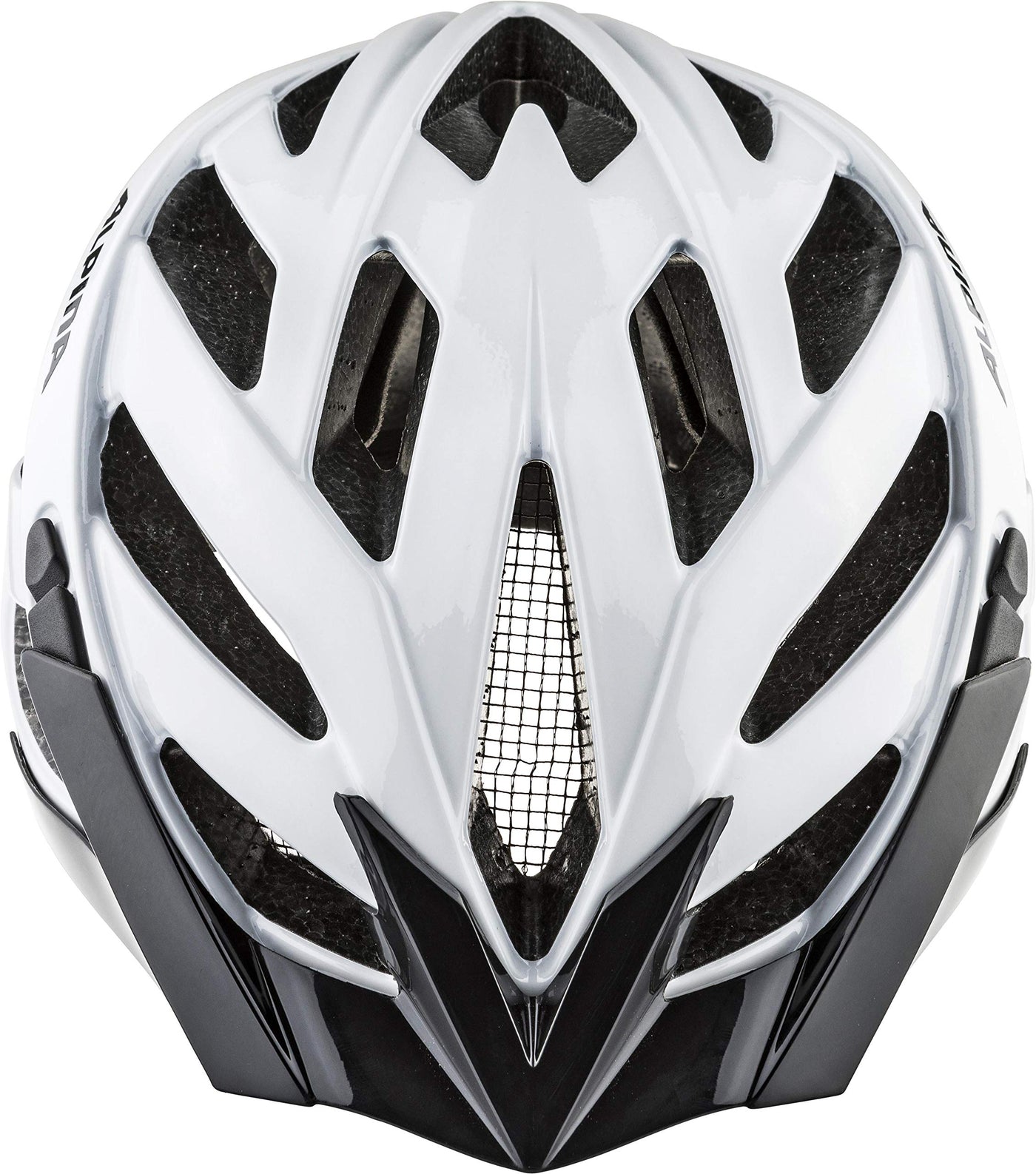 ALPINA PANOMA CLASSIC - Leichter, Optimal Belüfteter Touren Fahrradhelm Mit Optionalen LED-Licht Für Erwachsene, white gloss, 52-57 cm