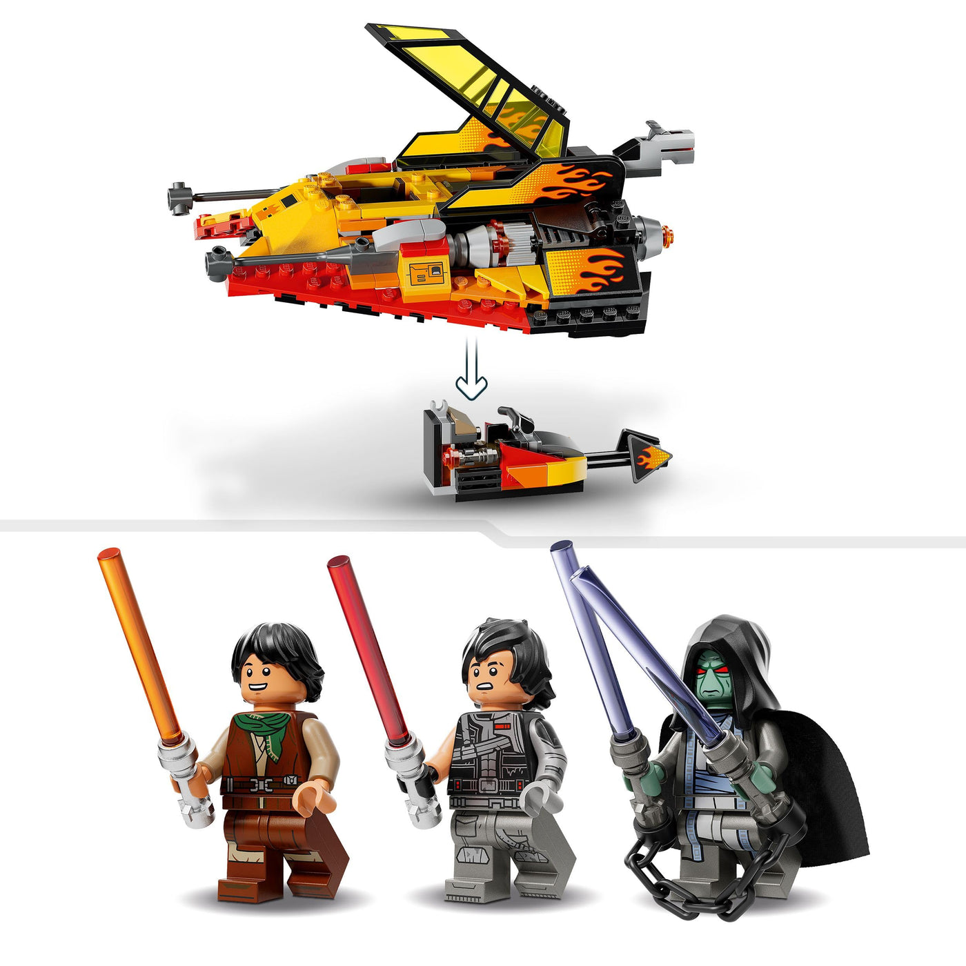 LEGO Star Wars: Rebuild The Galaxy The Force Burner Snowspeeder (75414); Bauspielzeug für Kinder; Geschenk für Jungen, Mädchen und alle Fans ab 7 Jahren; Fahrzeug zum Sammeln