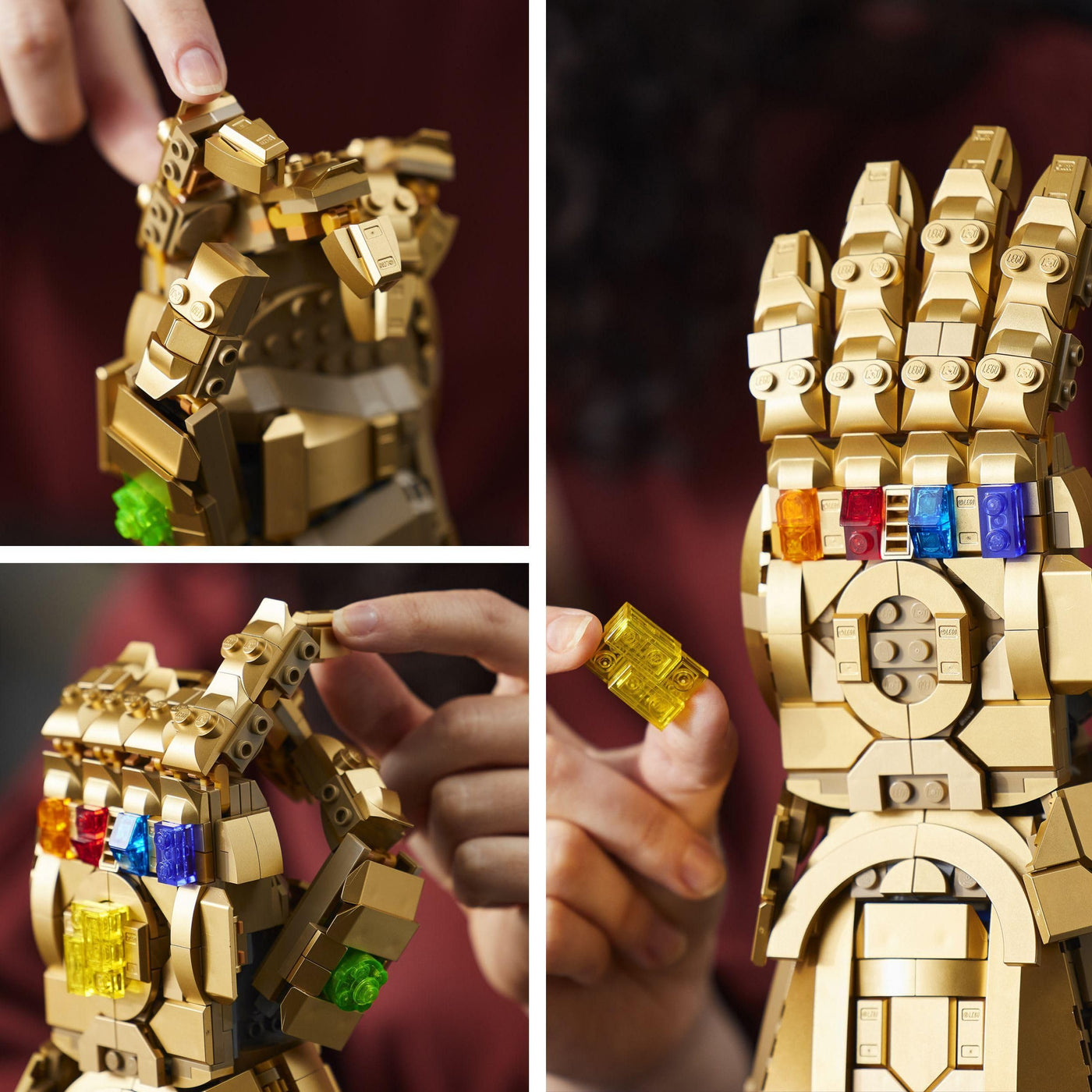 LEGO 76191 Marvel Super Heroes Infinity Handschuh, Avengers-Set für Erwachsene mit Modell von Thanos' Gauntlet zum Bauen, Fanartikel, Geschenk für Männer, Frauen, Sie und Ihn