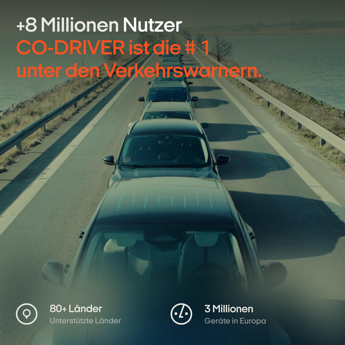 OOONO CO-DRIVER NO1: Warnt vor Blitzern und Gefahren im Straßenverkehr in Echtzeit, automatisch aktiv nach Verbindung zum Smartphone über Bluetooth, Daten von Blitzer.de